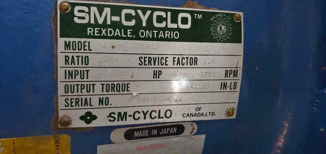 SM-Cyclo Gear Drive, CHH-6205Y-15 in Other Business & Industrial - Image 2