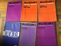 Suzuki RV RV90 RV125 Van Van Service Manuals