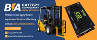 LITHIUM Batteries for Forklift, Man Lift, Pallet Jack etc...