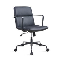 WONERD 31.5" Black Solid back Office chair