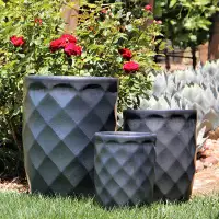Hokku Designs Melson 3 - Piece Clay Pot Planter Set