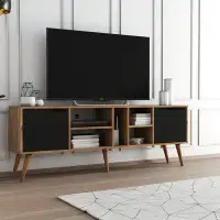 17 Stories Mid Century Modern TV Stand Up to 80" TVs Media Console