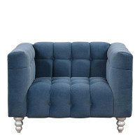 House of Hampton 42" Modern Dutch Fluff Upholstered Sofa