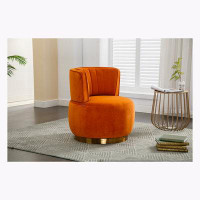 Mercer41 360 Degree Swivel Cuddle Barrel Accent Sofa Chairs