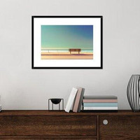 Global Gallery 'The Bench' by Arnaud Bratkovic Framed Photographic Print
