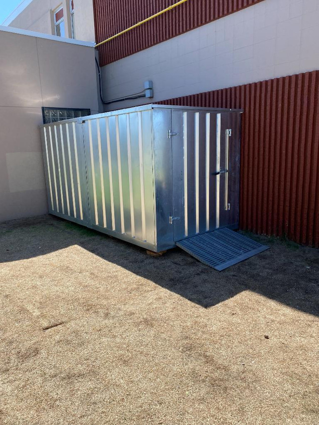 24 GAUGE STEEL SHED 7’ X 14’ SHED w/FLOOR. BEST SHED EVER in Storage Containers in Regina Area - Image 4