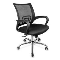 Ceballos Simple Deluxe Task Office Chair Ergonomic Mesh Computer Chair With Wheels And Arms And Lumbar Support Adjustabl