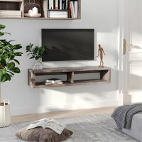 Ebern Designs Wall Mounted TV Stand, Media Console Floating Storage Shelf