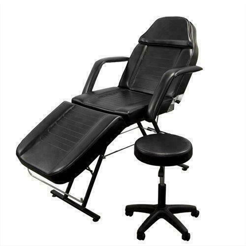NEW SALON TATOO MASSAGE BED BARBER CHAIR & STOOL FMB2201 in Other in Calgary - Image 3