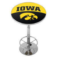 Trademark Global University of Iowa Logo Bar Table with Footrest