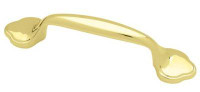D. Lawless Hardware 3" Clover Ends Pull Polished Brass