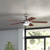 Latitude Run® Hitchings 52'' Smart Home Ceiling Fan with LED Lights and Remote Included