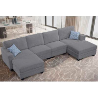 Latitude Run® 6 Pcs Flexible Combination Sectional Sofa