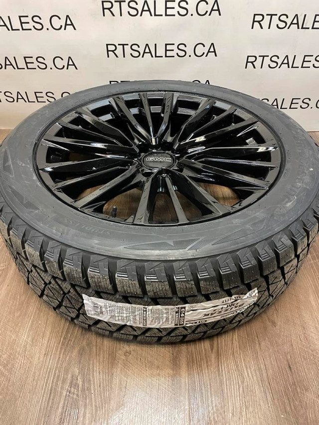 275/50/22 Bridgestone Winter tires rims GMC Chevy Ram 1500 22 inch - CANADA WIDE SHIPPING in Tires & Rims - Image 4