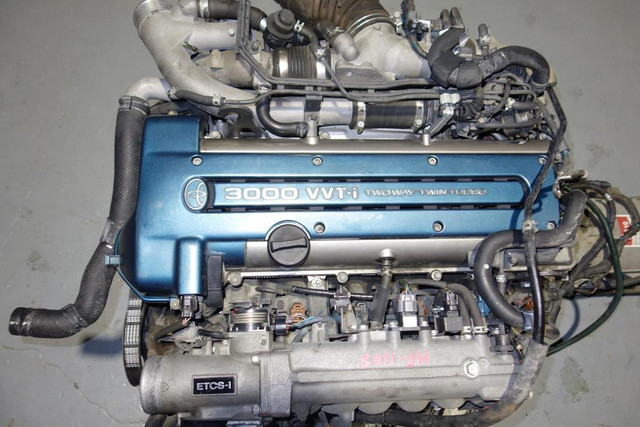 2JZ JDM Toyota Aristo Supra Lexus GS300 IS300 2JZGTE VVTi Twin Turbo Engine Auto Transmission ECU 2JZ-GTE Swap in Engine & Engine Parts - Image 2