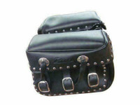 SUZUKI, saddlebags cuir cloutés #99950-80052