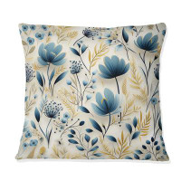 East Urban Home Natural Plant Fusion II - Plants Printed Throw Pillow