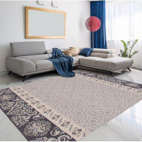 Darby Home Co Kerensa III Light Grey Tapestry Kilim 7'9" X 9'9"