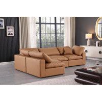 Meridian Furniture USA 4 - Piece Vegan Leather Sectional