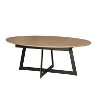 Michel Ferrand Quartz Expendable Elliptic Table