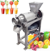 Commercial Stainless Steel Fruit Juicer Industrial Automatic Spiral Multi-Functional Vegetable Crusher 220V 056775