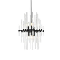Everly Quinn Francene 6 - Light Unique / Statement Pendant with Crystal Accents