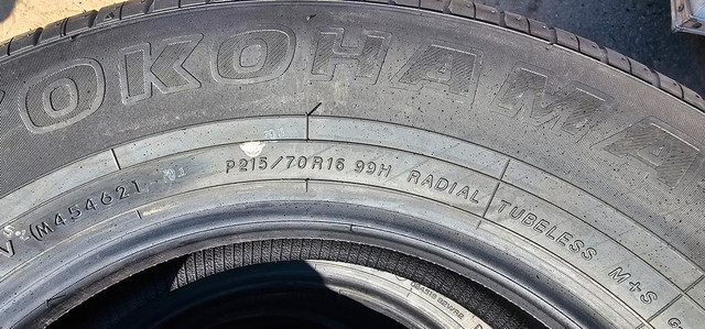 215/70/16 4 pneus ÉTÉ Yokohama NEUF  550$ in Tires & Rims in Greater Montréal - Image 4