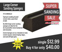 Large Corner Sanding Sponges SALE