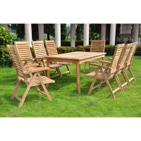 Rosecliff Heights Leroy Rectangular 8 - Person Dining Set