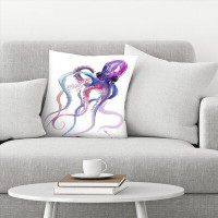 East Urban Home Octopus 2 1 Square Pillow Cover & Insert