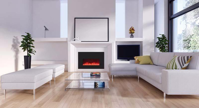 Amantii Electric Insert Fireplace in 3 Sizes - 26, 30 & 33" ( Appox heating ares is 400-500 sq ft ) in Heating, Cooling & Air in Edmonton Area - Image 2