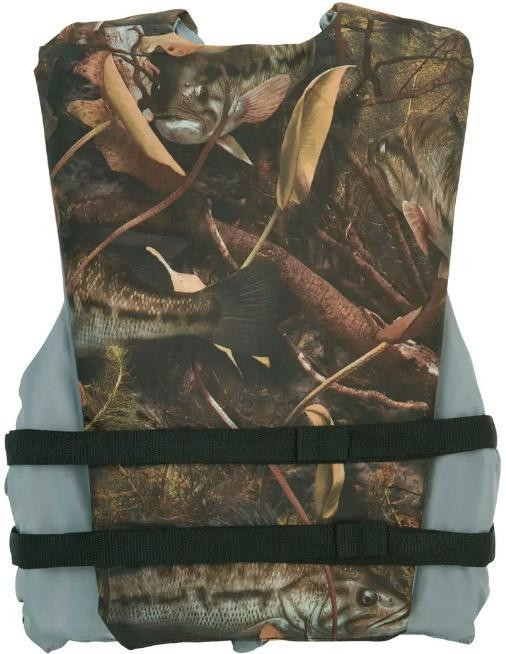 BASS CAMOUFLAGE LIFE JACKET --  For looking good when fishing!   A great gift idea!! in Fishing, Camping & Outdoors - Image 2