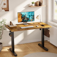 Inbox Zero Marshun 40'' W Height Adjustable Rectangle Standing Desk
