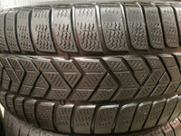 (LH13) 1 Pneu Hiver - 1 Winter Tire 245-50-18 Pirelli Run Flat 5/32