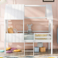 Harper Orchard Oswestry Twin Canopy Loft Bed by Harper Orchard