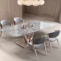 Orren Ellis Hyler dining table set (1 table and 4 style-C chairs)