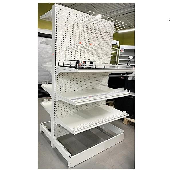 Standard Starter Double Sided 4 Shelf Included Heavy Duty Supermarket Shelf HBR-3008 in Industrial Kitchen Supplies - Image 2