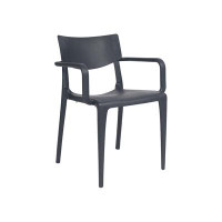 Casual Decore Stacking Patio Dining Armchair