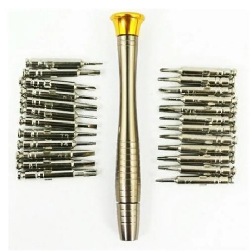 25-in-1 Precision Screwdriver Bit Set Kit with Handle and Case - Screwdriver Kit Set for Your Various Repairs in Hand Tools - Image 2