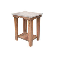 Loon Peak Tulum Chair Side Table With Shelf