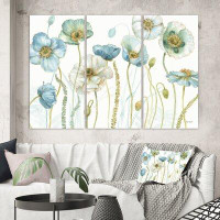Made in Canada - East Urban Home My Greenhouse Cottage Flowers IV - 3 Piece Painting Print Set on Canvas