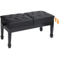 Darby Home Co Tourmalet Leather Flip Top Storage Bench