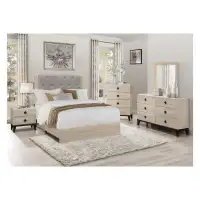 Spring Sale!!  Sophisticated style,Ivory finish 4 Pc Queen Bedroom set Sale