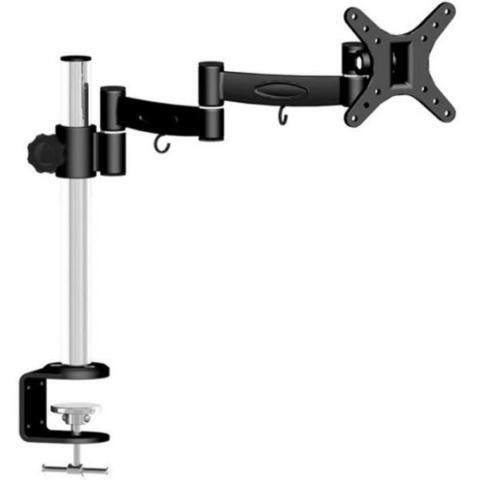 Protech DM-315 13-27 TV/Monitor Single Screen Desk Mount with Gas spring  Arm, C Clamp & Grommet Mounting in General Electronics in City of Toronto - Image 4