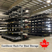Cantilever Racking - IN STOCK - MADE IN CANADA - NOT IMPORTED