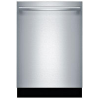 Bosch 100 Series 24" 48dB Built-In Dishwasher with Third Rack (SHXM4AY55N) - Stainless Steel