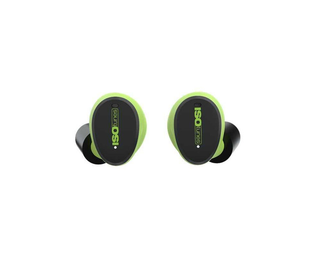 2024 ISO Tunes  IT-15  FREE Aware True Wireless Bluetooth Earbuds - Safety Green, Ambient Listening Technology in Outdoor Tools & Storage in Alberta - Image 2