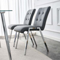 Wrought Studio High Back Dining Chair, 2-Piece Set 3DAD608E0C334C95930FE70A5E937649