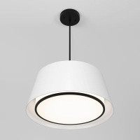 Wrought Studio Wrought Studio Kalex Integrated LED Pendant Light, 3CCT, Black and White