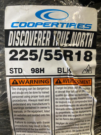 4 Brand New Cooper Discoverer True North 225/55R18 tires  *** WallToWallTires.com ***